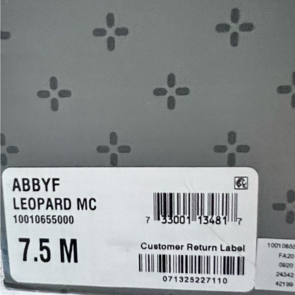 Brand Sun & Stone Leopard Print Shoes. Excellent Condition. Brand New - Picture 2 of 6